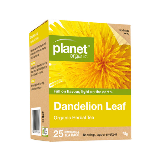 Planet Organic Organic Dandelion Leaf Herbal Tea x 25 Tea Bags