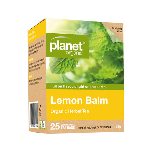 Planet Organic Organic Lemon Balm Herbal Tea x 25 Tea Bags
