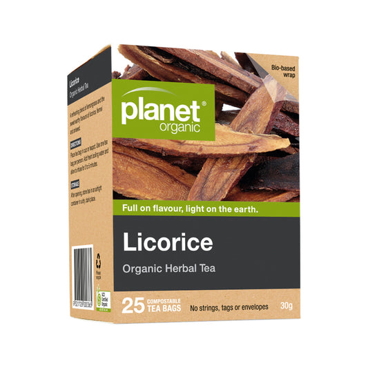 Planet Organic Organic Licorice Herbal Tea x 25 Tea Bags