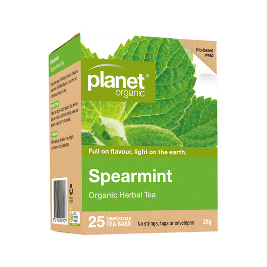 Planet Organic Organic Spearmint Herbal Tea x 25 Tea Bags