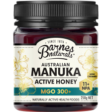 Barnes Naturals Manuka Active Honey MGO 300+ NPA 11+ 250g