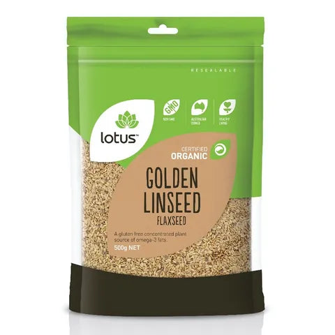 Lotus Organic Golden Linseed - 500g